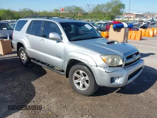 2007 Toyota 4Runner SR5 with VIN JTEZU14R870097383, listed as a IAAI auction lot 42036194 with 337,589 mi miles. Bid and sale history available at carsss.com. Image 1.