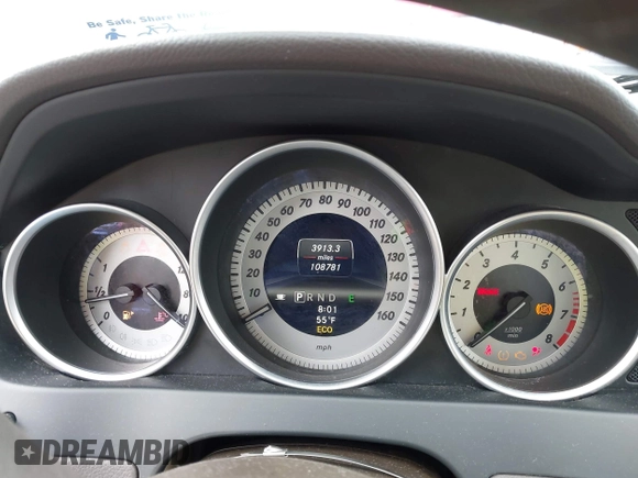 2013 Mercedes-Benz C 300 Sport with VIN WDDGF8AB3DR293279, listed as a IAAI auction lot 41937006 with 108,781 mi miles and . Bid and sale history available at carsss.com. Image 7.