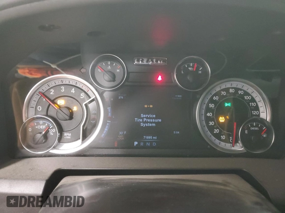 2017 Ram 1500 Big Horn with VIN 1C6RR7LM6HS879242, listed as a Copart auction lot 88073585 with 71,895 mi miles and Salvage Title. Bid and sale history available at carsss.com. Image 9.