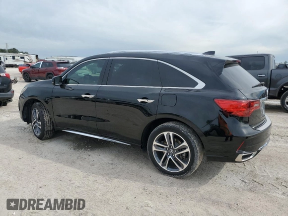 2017 Acura MDX Sport Hybrid w/Advance Pkg with VIN 5FRYD7H77HB000719, listed as a Copart auction lot 48509964 with 103,000 mi miles and Salvage Title. Bid and sale history available at carsss.com. Image 2.