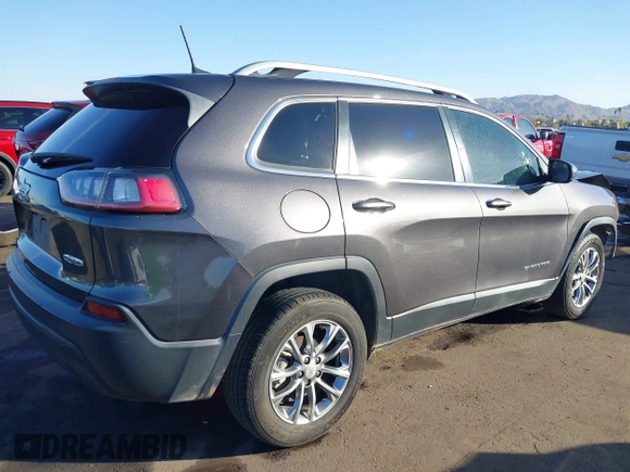 2020 Jeep Cherokee Latitude Plus with VIN 1C4PJLLB8LD535701, listed as a IAAI auction lot 41160714 with 102,529 mi miles. Bid and sale history available at carsss.com. Image 4.