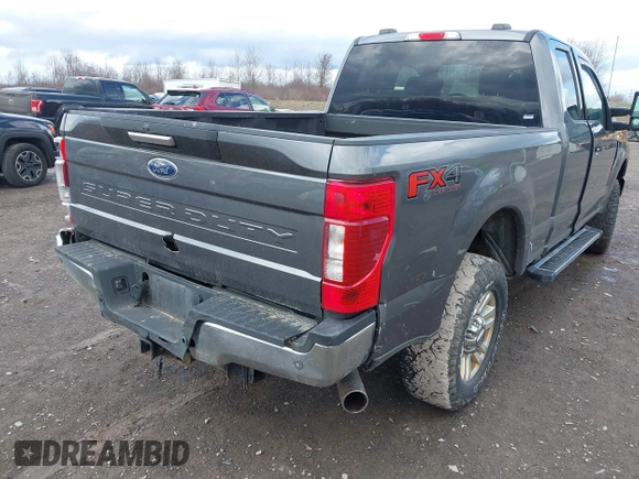 2022 Ford Super Duty F-250 SRW XL with VIN 1FT7X2B68NEC54413, listed as a IAAI auction lot 41908487 with 91,119 mi miles. Bid and sale history available at carsss.com. Image 4.