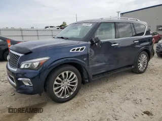 2015 Infiniti QX80 z VIN JN8AZ2NE7F9081484, wystawiony jako Copart lot #57879025 z przebiegiem 198 737 mil mil oraz Nie do naprawy • Non repairable. Historia ofert i sprzedaży dostępna na DreamBid. Obrazek 1.