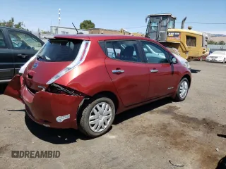 2015 Nissan LEAF SV with VIN 1N4AZ0CP2FC316001, listed as a Copart auction lot 62564533 with 64,069 mi miles. Bid and sale history available at carsss.com. Image 3.