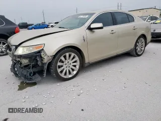 2010 Lincoln MKS with VIN 1LNHL9DR9AG607557, listed as a Copart auction lot 53779785 with 190,249 mi miles and Salvage Title. Bid and sale history available at DreamBid. Image 1.