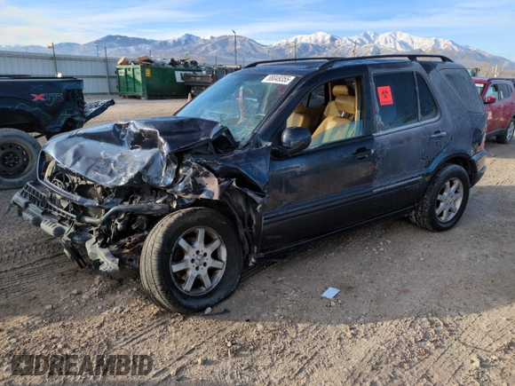 1999 Mercedes-Benz M 320/430/500 with VIN 4JGAB72E4XA096215, listed as a Copart auction lot 88049355 with Not provided miles and Salvage title. Bid and sale history available at DreamBid. Image 1.