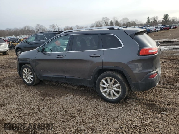 2015 Jeep Cherokee Limited with VIN 1C4PJLDB7FW701648, listed as a Copart auction lot 49612655 with 118,760 mi miles and Salvage Title. Bid and sale history available at DreamBid. Image 2.