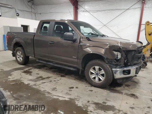 2016 Ford F-150 XLT with VIN 1FTEX1EP0GFD57599, listed as a Copart auction lot 49491735 with 162,253 mi miles and Salvage Title. Bid and sale history available at carsss.com. Image 4.