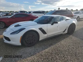 2017 Chevrolet Corvette Z06 2LZ with VIN 1G1YS2D68H5604880, listed as a Copart auction lot 74117834 with 0 mi miles and Salvage Title. Bid and sale history available at carsss.com. Image 1.