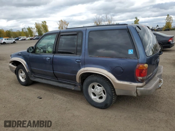 2000 Ford Explorer Eddie Bauer with VIN 1FMZU74E4YZA75510, listed as a Copart auction lot 75601964 with 196,180 mi miles and Salvage title. Bid and sale history available at DreamBid. Image 2.