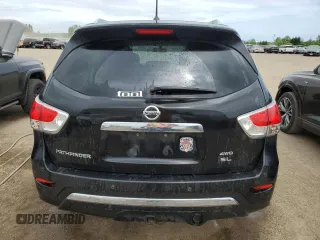 2015 Nissan Pathfinder SL with VIN 5N1AR2MM1FC691013, listed as a Copart auction lot 61550215 with 203,409 mi miles and Clean title. Bid and sale history available at DreamBid. Image 6.