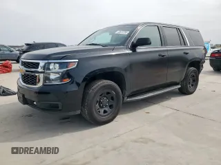 2019 Chevrolet Tahoe Commercial z VIN 1GNLCDEC4KR308468, wystawiony jako Copart lot #43573795 z przebiegiem 59 660 mil mil oraz Szkody całkowita. Historia ofert i sprzedaży dostępna na DreamBid. Obrazek 1.