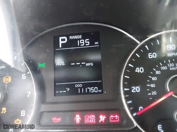 2017 Kia Forte LX with VIN 3KPFK4A7XHE109060, listed as a IAAI auction lot 41914583 with 111,750 mi miles. Bid and sale history available at carsss.com. Image 7.