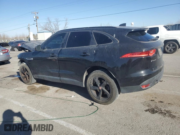 2018 Jaguar F-Pace 25t Premium with VIN SADCJ2FX4JA267748, listed as a Copart auction lot 48262585 with 61,234 mi miles and Clean Title. Bid and sale history available at DreamBid. Image 2.