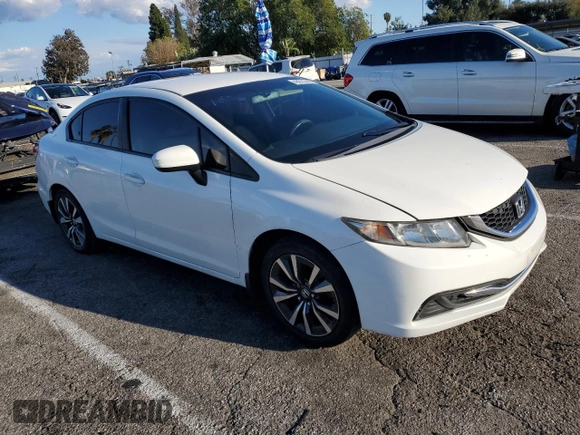 2014 Honda Civic Sedan LX with VIN 19XFB2F56EE263997, listed as a Copart auction lot 48291445 with 123,210 mi miles and Salvage Title. Bid and sale history available at carsss.com. Image 4.