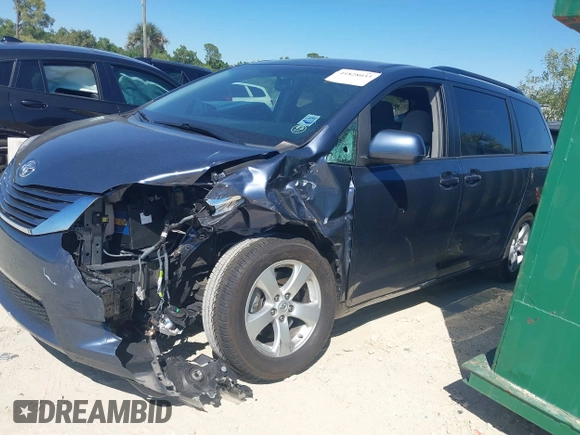 2017 Toyota Sienna LE Auto Access Seat with VIN 5TDKZ3DC3HS869446, listed as a IAAI auction lot 41828033 with 61,082 mi miles and . Bid and sale history available at DreamBid. Image 14.