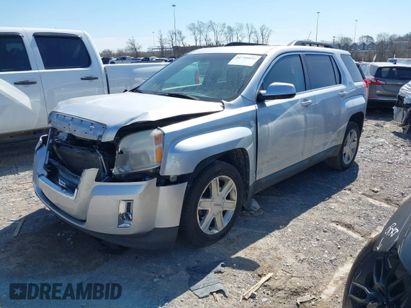 2011 GMC Terrain SLE-2 with VIN 2CTALSEC0B6437540, listed as a IAAI auction lot 41750859 with 186,537 mi miles. Bid and sale history available at carsss.com. Image 2.