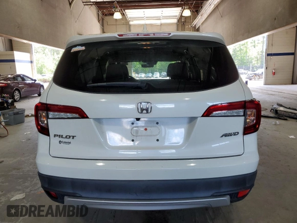 2019 Honda Pilot EX-L z VIN 5FNYF6H55KB080078, wystawiony jako Copart lot #55938415 z przebiegiem 54 857 mil mil oraz Szkoda całkowita • Salvage title. Historia ofert i sprzedaży dostępna na DreamBid. Obrazek 6.