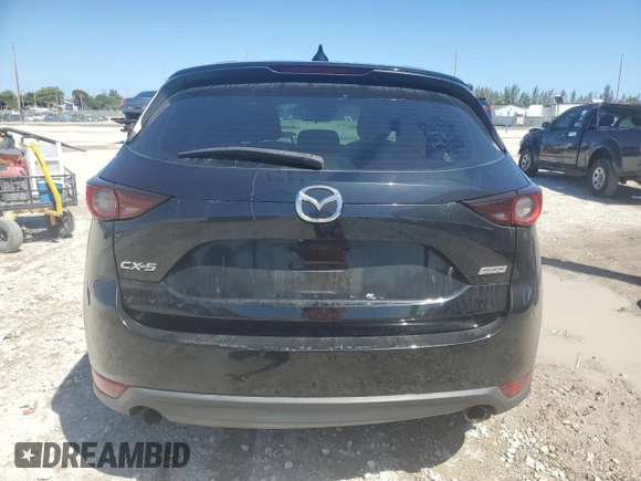 2017 Mazda CX-5 Sport with VIN JM3KFABL5H0146241, listed as a Copart auction lot 49587985 with 111,434 mi miles and Salvage Title. Bid and sale history available at carsss.com. Image 6.