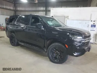 2021 Chevrolet Tahoe Commercial with VIN 1GNSKLED3MR260756, listed as a Copart auction lot 64345674 with 52,406 mi miles and Salvage Title. Bid and sale history available at carsss.com. Image 4.