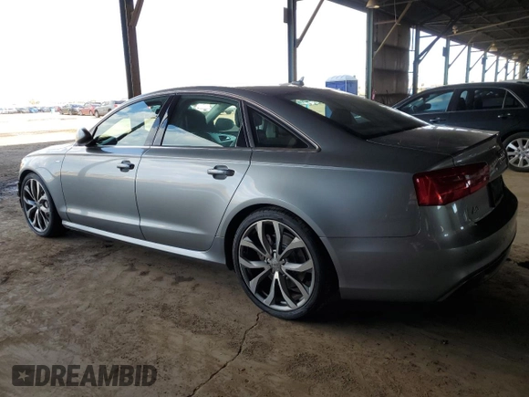 2012 Audi A6 Prestige with VIN WAUHGAFC1CN163184, listed as a Copart auction lot 59620405 with 90,420 mi miles and Salvage title. Bid and sale history available at DreamBid. Image 2.