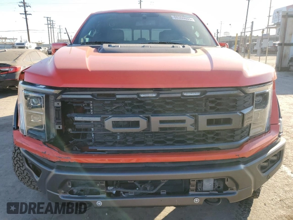 2021 Ford F-150 Raptor with VIN 1FTFW1RG0MFC28419, listed as a Copart auction lot 88366665 with 42,457 mi miles and Salvage Title. Bid and sale history available at carsss.com. Image 5.