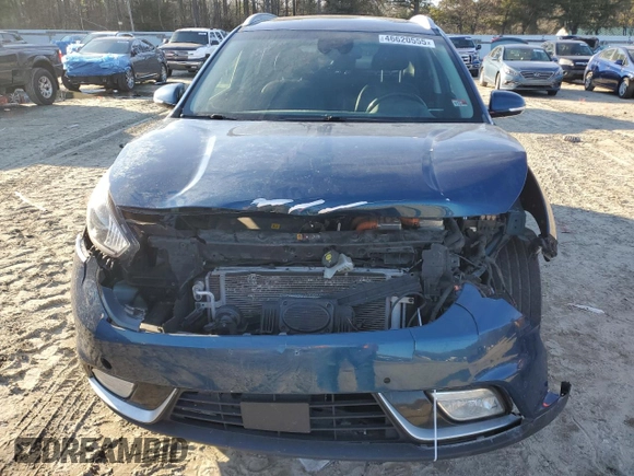 2018 Kia Niro Touring with VIN KNDCE3LC8J5164820, listed as a Copart auction lot 46620555 with 140,511 mi miles and Salvage Title. Bid and sale history available at carsss.com. Image 5.