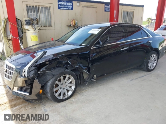 2014 Cadillac CTS RWD with VIN 1G6AP5SX4E0149156, listed as a IAAI auction lot 42681914 with 49,539 mi miles and . Bid and sale history available at DreamBid. Image 2.