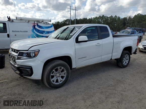 2022 Chevrolet Colorado 2WD LT with VIN 1GCHSCEA3N1114544, listed as a Copart auction lot 48190185 with 59,619 mi miles and Salvage title. Bid and sale history available at DreamBid. Image 1.