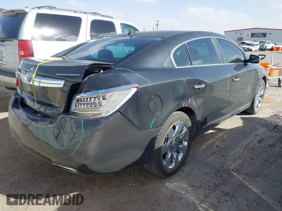 2013 Buick LaCrosse Premium 2 with VIN 1G4GH5E3XDF212362, listed as a IAAI auction lot 41836463 with 92,520 mi miles. Bid and sale history available at carsss.com. Image 4.