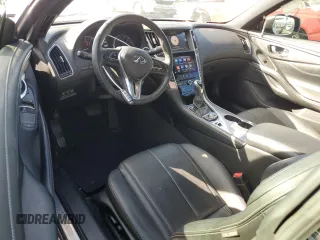 2018 Infiniti Q60 Luxe with VIN JN1CV7EK6JM200329, listed as a Copart auction lot 46535955 with 54,059 mi miles and Salvage Title. Bid and sale history available at carsss.com. Image 8.