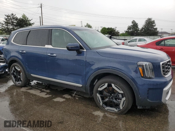 2024 Kia Telluride S with VIN 5XYP6DGC3RG522939, listed as a Copart auction lot 53429365 with 15,836 mi miles and Salvage title. Bid and sale history available at DreamBid. Image 4.