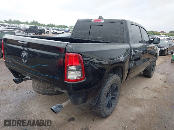 2021 Ram 1500 Lone Star with VIN 1C6RREFT6MN709754, listed as a IAAI auction lot 42189437 with 73,542 mi miles and . Bid and sale history available at DreamBid. Image 4.