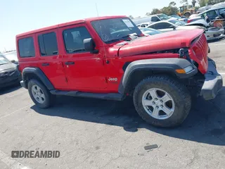 2020 Jeep Wrangler Unlimited Sport S with VIN 1C4HJXDN2LW279810, listed as a IAAI auction lot 42316998 with 106,667 mi miles and . Bid and sale history available at DreamBid. Image 12.