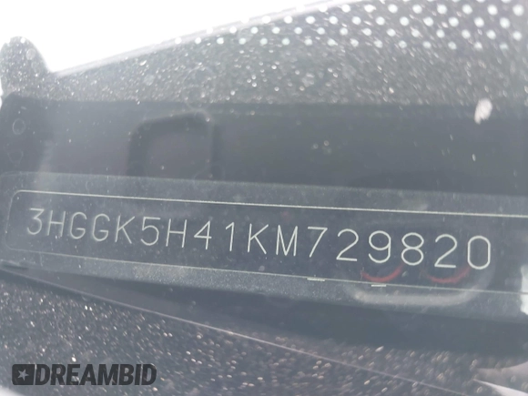 2019 Honda Fit LX with VIN 3HGGK5H41KM729820, listed as a IAAI auction lot 42603033 with 49,440 mi miles and . Bid and sale history available at DreamBid. Image 21.