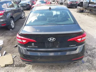 2015 Hyundai Sonata Limited with VIN 5NPE34AF3FH048224, listed as a IAAI auction lot 41857219 with 166,240 mi miles and . Bid and sale history available at carsss.com. Image 16.