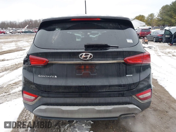 2019 Hyundai Santa Fe SE with VIN 5NMS2CAD9KH003200, listed as a IAAI auction lot 41541423 with 91,913 mi miles. Bid and sale history available at carsss.com. Image 16.