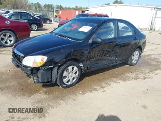 2008 Kia Spectra EX with VIN KNAFE121085549166, listed as a IAAI auction lot 41890354 with 214,401 mi miles. Bid and sale history available at carsss.com. Image 19.