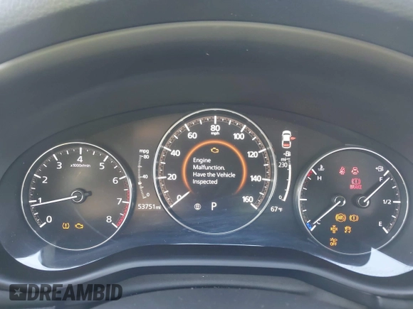 2020 Mazda 3 Premium with VIN 3MZBPAEM3LM132772, listed as a IAAI auction lot 42067269 with 53,751 mi miles and . Bid and sale history available at DreamBid. Image 7.