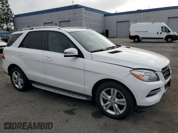2014 Mercedes-Benz M 350 with VIN 4JGDA5HB5EA343367, listed as a Copart auction lot 53925045 with 154,996 mi miles and Clean title. Bid and sale history available at DreamBid. Image 4.