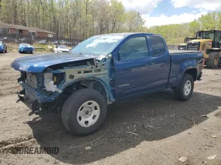 2020 Chevrolet Colorado 4WD Work Truck with VIN 1GCHTBEN4L1104709, listed as a Copart auction lot 52408375 with 24,631 mi miles and Salvage Title. Bid and sale history available at carsss.com. Image 1.