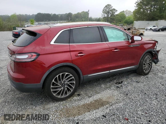 2019 Lincoln Nautilus Reserve z VIN 2LMPJ6L9XKBL57034, wystawiony jako Copart lot #51652415 z przebiegiem 51 302 mil mil oraz Szkoda całkowita • Salvage title. Historia ofert i sprzedaży dostępna na DreamBid. Obrazek 3.