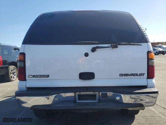 2001 Chevrolet Tahoe LT with VIN 1GNEC13T31R210234, listed as a Copart auction lot 49911815 with 0 mi miles and Salvage Title. Bid and sale history available at carsss.com. Image 6.