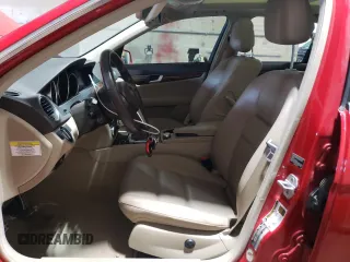 2014 Mercedes-Benz C with VIN WDDGF8AB6EG202289, listed as a Copart auction lot 51733915 with 129,245 mi miles and Salvage Title. Bid and sale history available at carsss.com. Image 7.