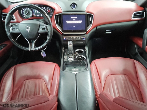 2021 Maserati Ghibli S with VIN ZAM57YSA6M1360181, listed as a Copart auction lot 43330245 with 61,595 mi miles and Clean Title. Bid and sale history available at carsss.com. Image 8.