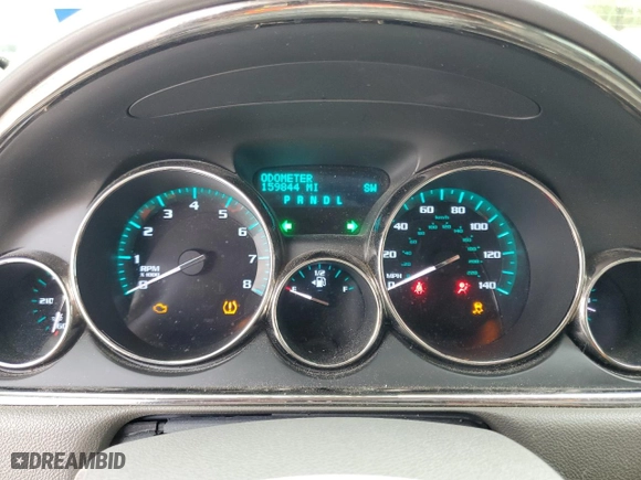 2014 Buick Enclave Leather with VIN 5GAKRBKD3EJ311824, listed as a Copart auction lot 82243714 with 159,844 mi miles and Salvage Title. Bid and sale history available at carsss.com. Image 9.