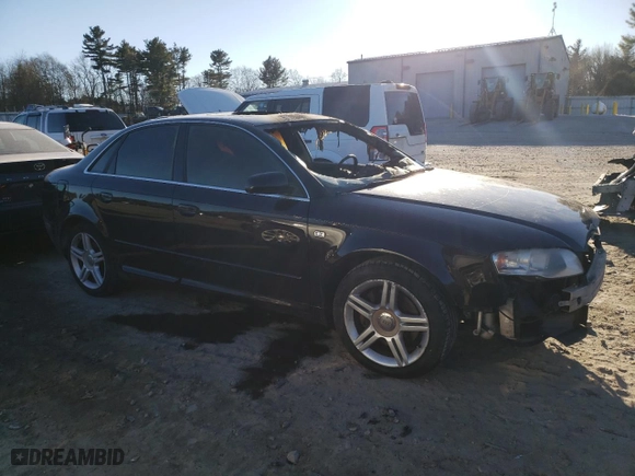 2008 Audi A4 2.0T with VIN WAUDF78E98A062976, listed as a Copart auction lot 43313105 with 0 mi miles and Clean Title. Bid and sale history available at carsss.com. Image 4.