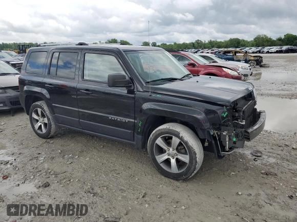 2016 Jeep Patriot Latitude with VIN 1C4NJRFB0GD586153, listed as a Copart auction lot 56490735 with 133,543 mi miles and Salvage title. Bid and sale history available at DreamBid. Image 4.