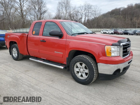 2011 GMC Sierra 1500 with VIN 1GTR2VE39BZ237103, listed as a Copart auction lot 51237675 with 120,104 mi miles and Salvage Title. Bid and sale history available at DreamBid. Image 4.