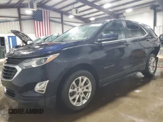 2021 Chevrolet Equinox LT with VIN 3GNAXUEVXMS103153, listed as a Copart auction lot 58154635 with 17,535 mi miles and Salvage title. Bid and sale history available at DreamBid. Image 1.